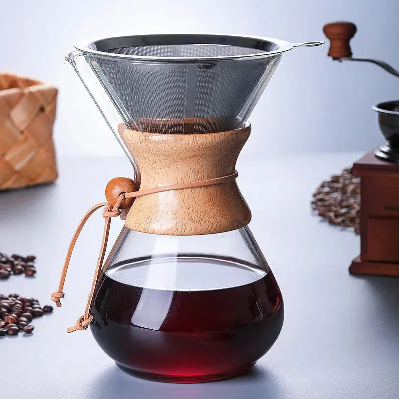 High temperature glass hand coffee pot sharing pot - Bellarte Enchanté High temperature glass hand coffee pot sharing pot